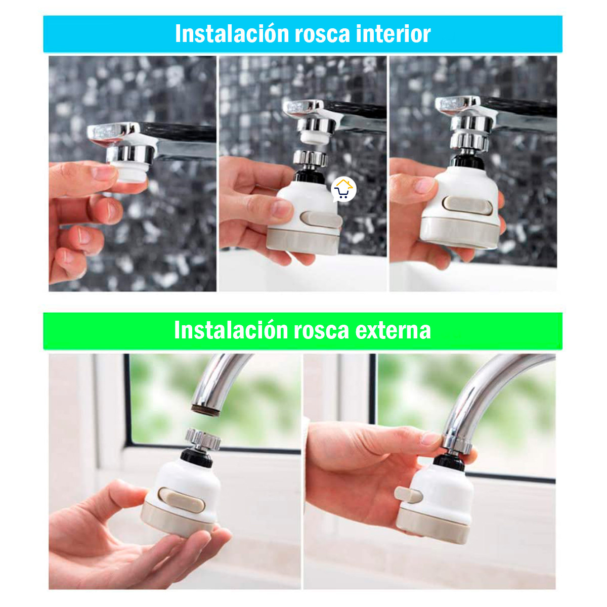 Miniatura 3 de Ahorrador Agua Para Grifo Llave JP683